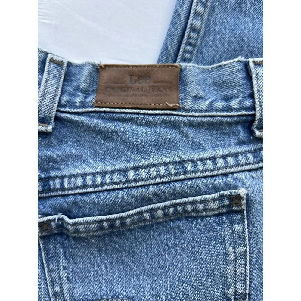 Vintage 80s‎ 90s Lee Jeans High Waist Tapered Mom USA Made Women 8 27x27